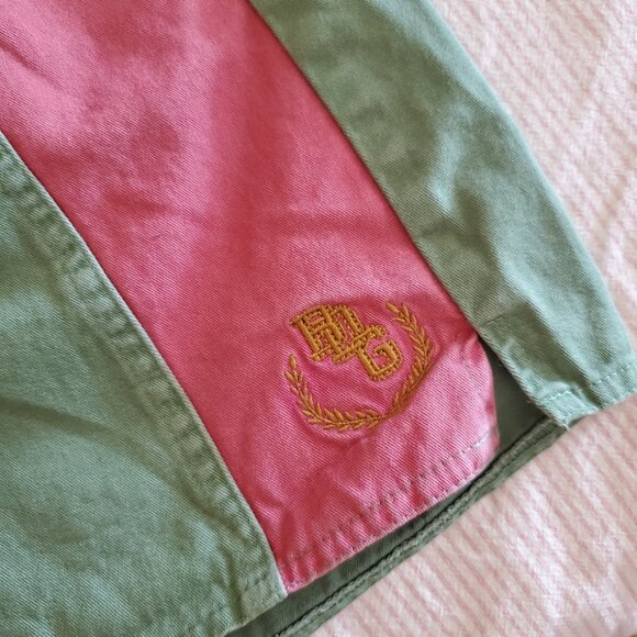 BDG Green and Pink Women's Shorts - Picture 2 of 4